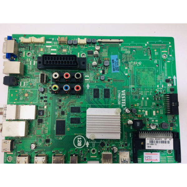VESTEL, SEG , REGAL , Hİ-LEVEL ,17MB120 ,10103609 ,  23343574 , VESTEL 40"  MAİN BOARD , VESTEL 40"LED TV ANAKARTI.